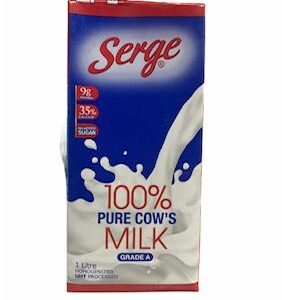 Serge Full Fat Cream Milk  1L / 34 oz Serge