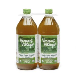 Vermont Village Organic Apple Cider Vinegar 2 Units /  946 mL / 32 oz
