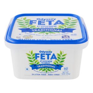 Odyssey Feta Cheese in Brine 454 g / 1 lb