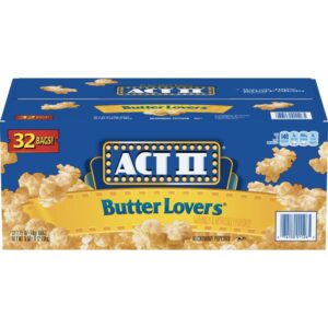 Act II Microwave Oven Popcorn 32 Units / 78 g / 2.75 oz